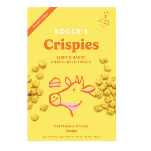 Bocce's Bakery Dog Crispies Beef Liver & Cheese 10oz