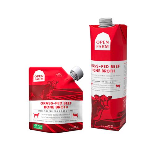 Open Farm Dog/Cat Grass-Fed Beef Bone Broth Topper