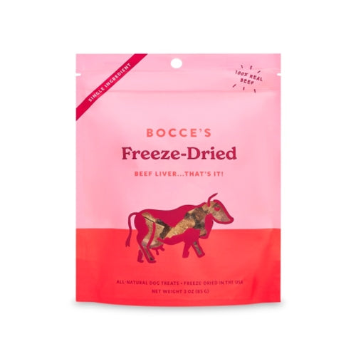 Bocce's Bakery Freeze-Dried Beef Liver 3oz