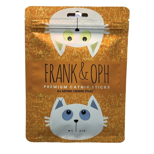 Frank & Oph – Organic Catnip Sticks – 10 Per Bundle