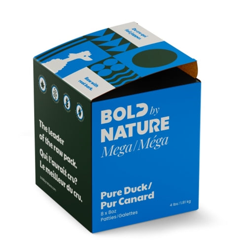 Bold by Nature Mega Dog Pure Duck Patties - 4lb