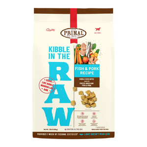 Primal Dog Kibble in the Raw Fish & Pork