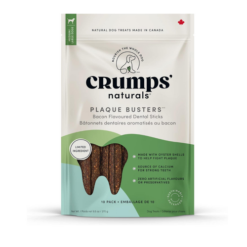 Crumps' Naturals Dog Plaque Busters with Bacon 7
