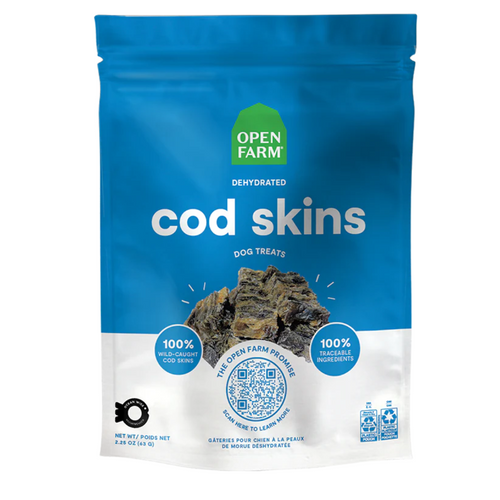 Open Farm Dog Dehydrated Cod Skins 2.25oz