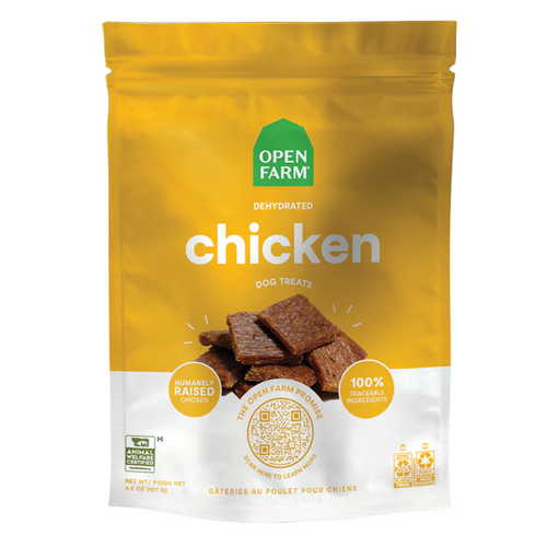 Open Farm Dog Dehydrated Chicken Treats 4.5oz