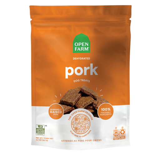 Open Farm Dog Dehydrated Pork Treats 4.5 oz