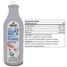 Load image into Gallery viewer, happy days blueberry goat milk for dogs