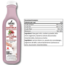 Load image into Gallery viewer, happy days cranberry goat milk for dogs