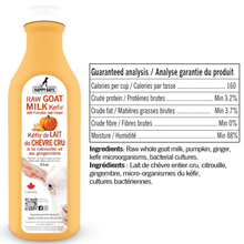 Load image into Gallery viewer, happy days pumpkin ginger goat milk for dogs