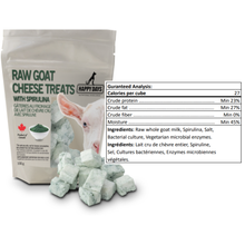 Load image into Gallery viewer, happy days spirulina goat cheese treats &amp; toppers
