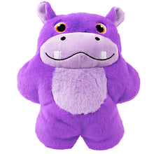 Load image into Gallery viewer, purple hippo dog plush toy 