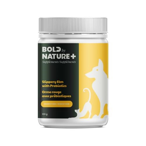 Paws Deals Bold by Nature+ Supplements Slippery Elm w/ Prebiotics 100g
