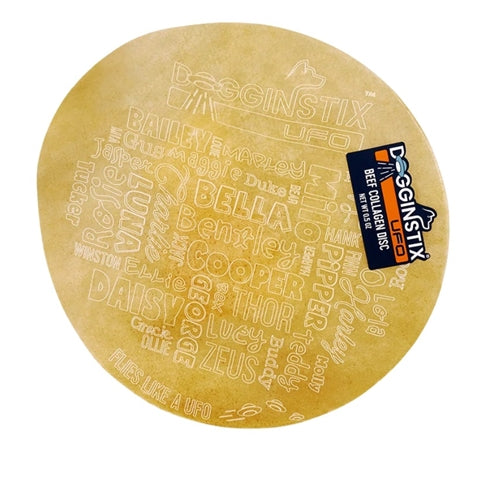 DOGGINSTIX Beef Collagen UFO