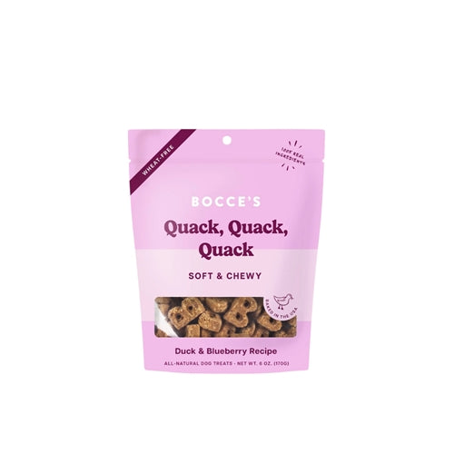Bocce's Bakery Dog Soft & Chewy Quack Quack Quack 3oz