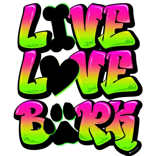 HoP Exclusive Sticker - Live, Love, Bark