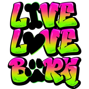 HoP Exclusive Sticker - Live, Love, Bark