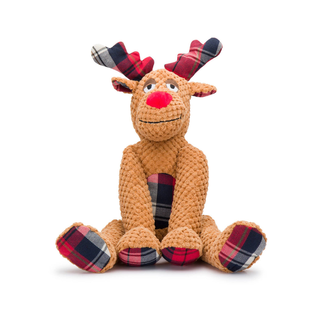 fabdog - Christmas Floppy Reindeer Plush Dog Toy
