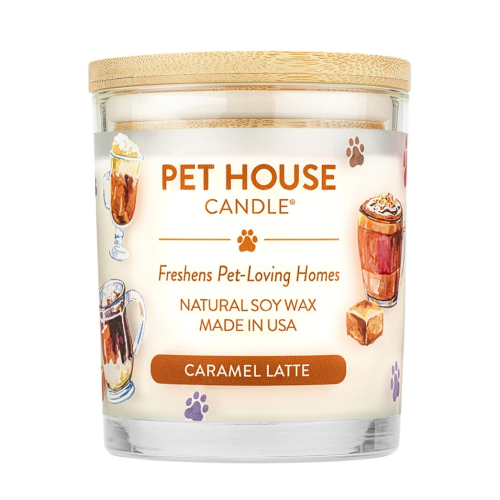 One Fur All Caramel Latte Candle Pet Safe Candle