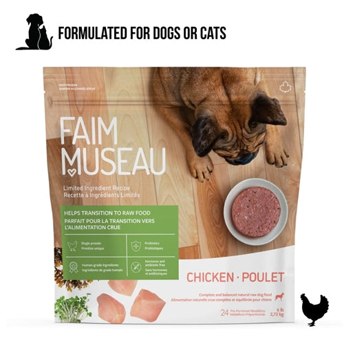 Faim Museau Simply Chicken Limited Ingredient for Cats or Dogs 6lb