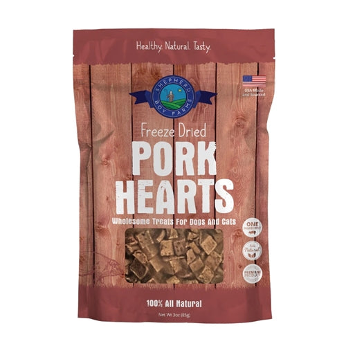 Shepherd Boy Farms - Freeze Dried Pork Hearts 85g