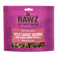 RAWZ Cat FD Salmon, Goat Milk & G.Mussels Treat 28g