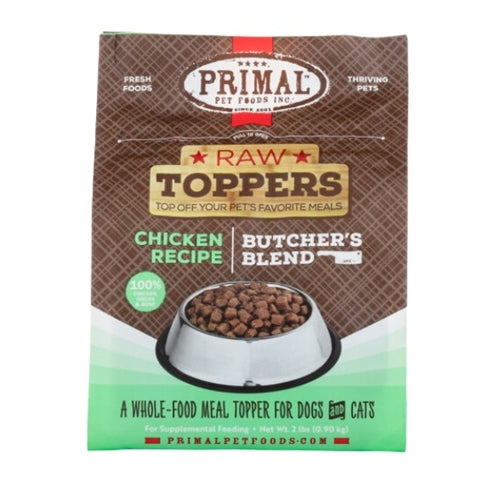 Primal Dog/Cat Raw Topper Butcher's Blend Chicken 2 lb