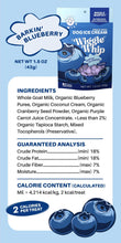 Load image into Gallery viewer, Dog ice cream packaging with ingredients list and nutritional information on a white background