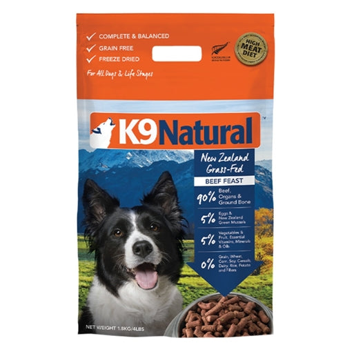 K9 Natural Dog Freeze-Dried Beef