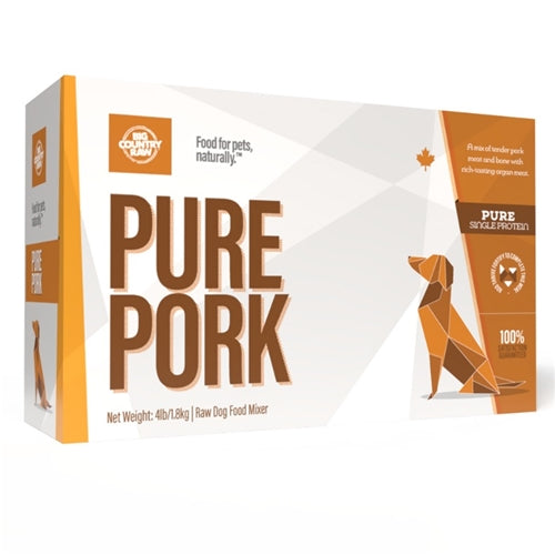 Big Country Raw Pure Pork Carton 4lb