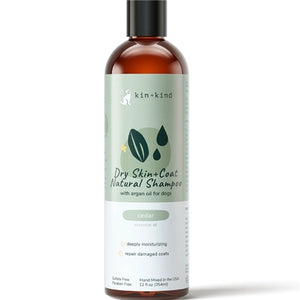 Kin+Kind Dry Skin+Coat Shampoo Cedar 12oz