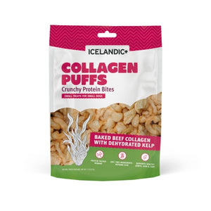 Icelandic+ Dog Beef Collagen Puffs Bites w/ Kelp