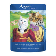 Aujou by Rawz Cat Shredded Aku Tuna & Mackerel Pouch 69g