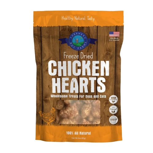 Shepherd Boy Farms - Freeze Dried Chicken Hearts 85g