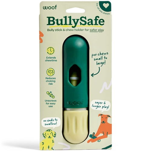 Woof bully stick holder for dogs
