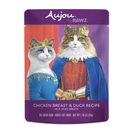Aujou by Rawz Cat Shredded Chicken Breast & Duck Pouch 69g