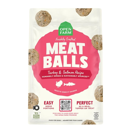 Open Farm Dog Freshly Crafted Meatballs Turkey & Salmon