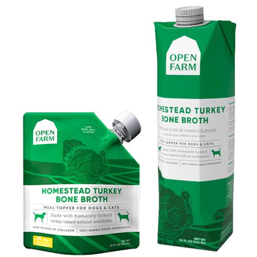 Open Farm Dog/Cat Turkey Bone Broth Topper