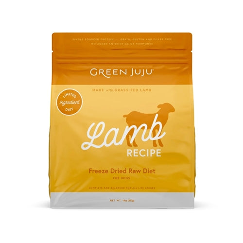 Green Juju Dog Freeze Dried Raw Lamb - 14 oz