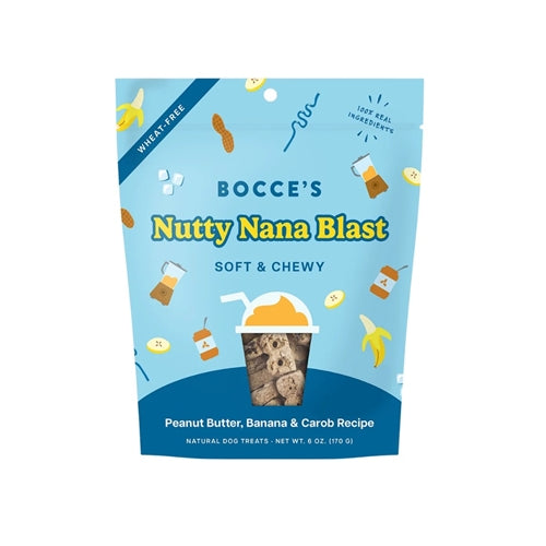Bocce's Dog Soft & Chewy Nutty Nana Blast 6oz