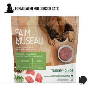 Faim Museau Simply Turkey Limited Ingredient for Cats or Dogs 6lb