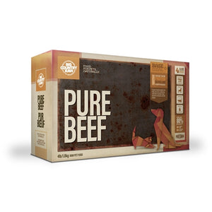 Big Country Raw - Pure Beef Carton – 4lb