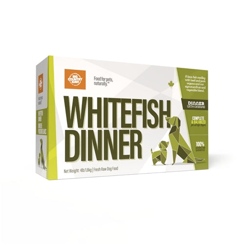 Big Country Raw Dinner Carton Whitefish 4Lb