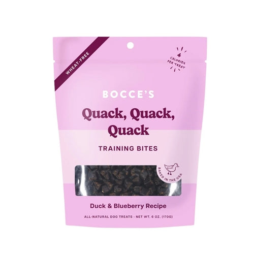 Bocce's Bakery Dog Training Bites Quack Quack Quack 6oz