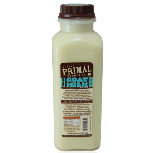 Primal Frozen Goats Milk Pint 16oz