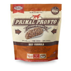 Primal Dog Raw Beef Pronto 12oz