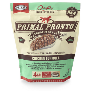 Primal Dog Raw Chicken Pronto 4lb