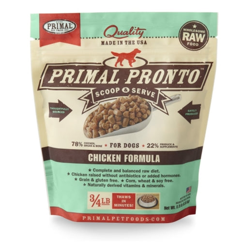 Primal Dog Raw Chicken Pronto 12oz