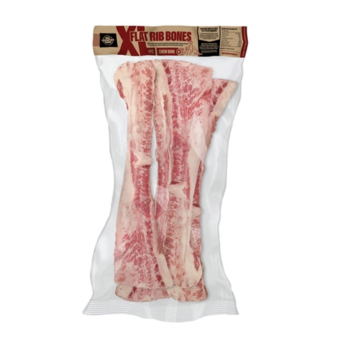 Big Country Raw XL Flat Rib Bone - 4 pieces
