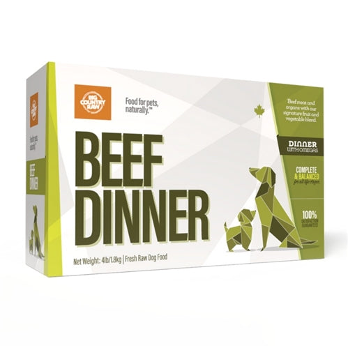 Big Country Raw Dinner Carton Beef 4 Lb