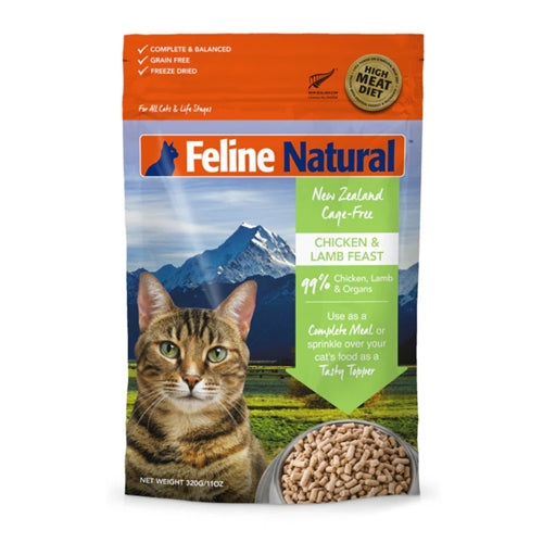 Feline Natural Cat Freeze-Dried Chicken & Lamb